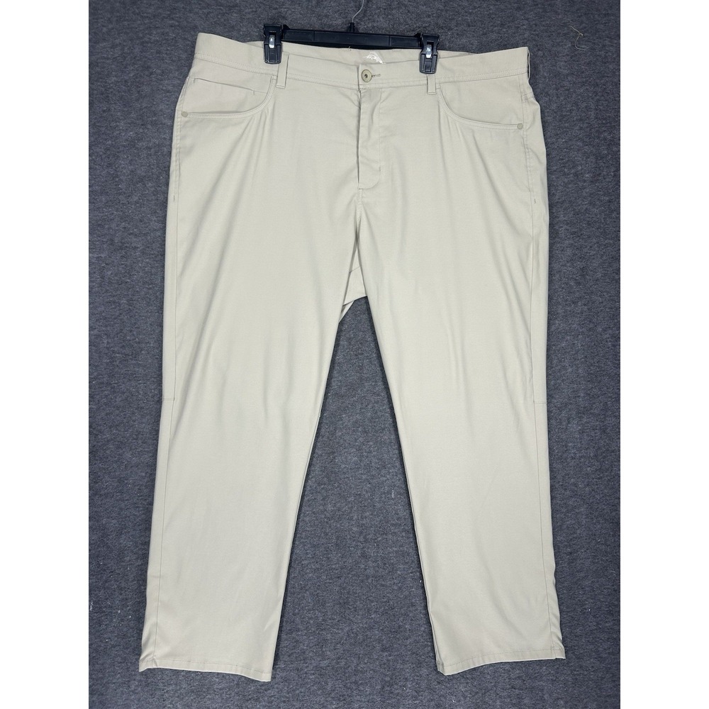 Tommy Bahama Pants Mens 44x30 Beige Island Zone Performance 5 Pocket Chinos Golf